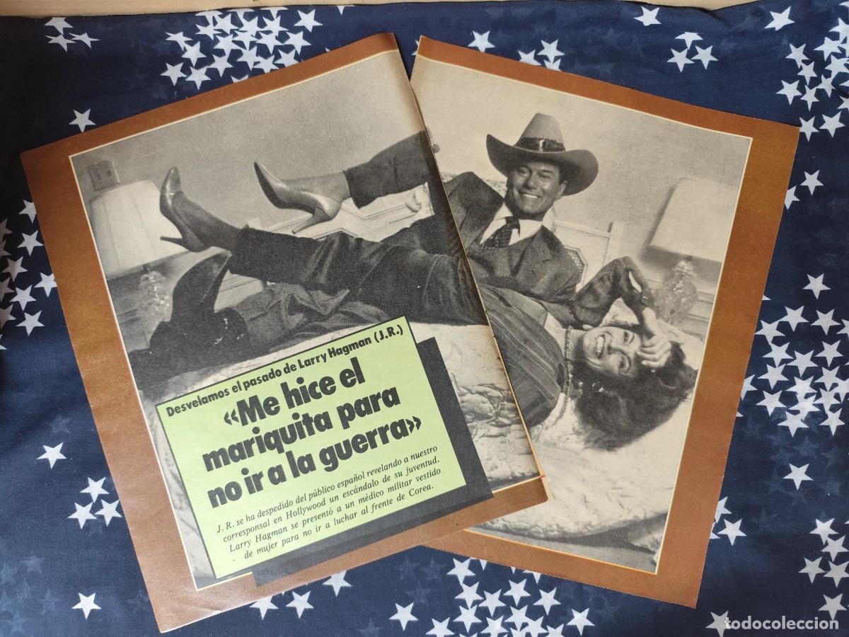 Coleccionismo de revista Intervi&uacute;: J. R. Me hice el mariquita para no ir a la guerra Recorte / Clipping Revista Intervi&uacute; 328 - 1982