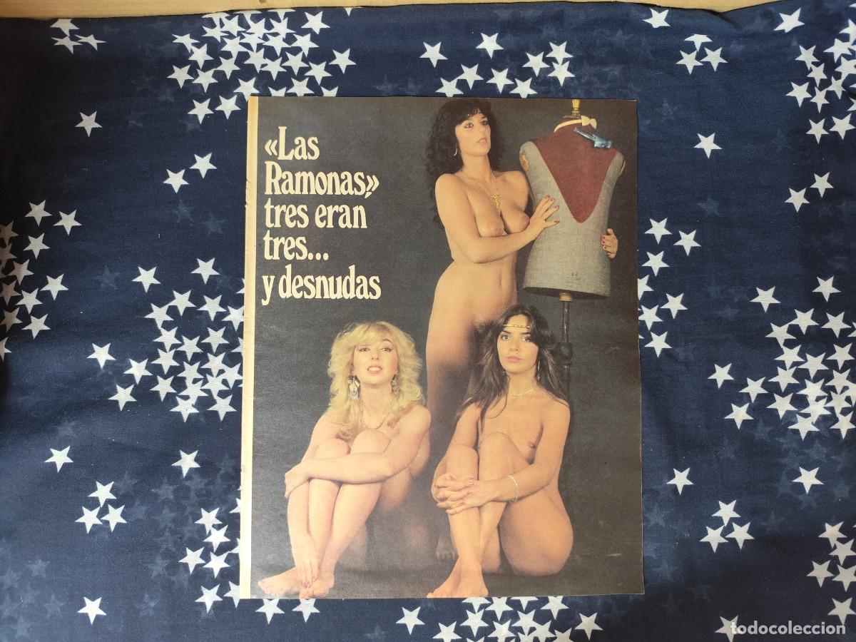 Coleccionismo de revista Intervi&uacute;: Las Ramonas tres eran tres... y desnudas Recorte / Clipping Revista Intervi&uacute; 326 - 1982