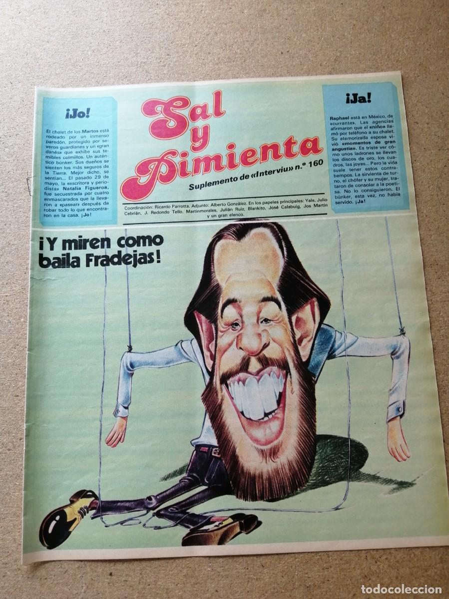 Coleccionismo de revista Intervi&uacute;: SAL Y PIMIENTA. SUPLEMENTO DE LA REVISTA INTERVIU (NUMERO 160)
