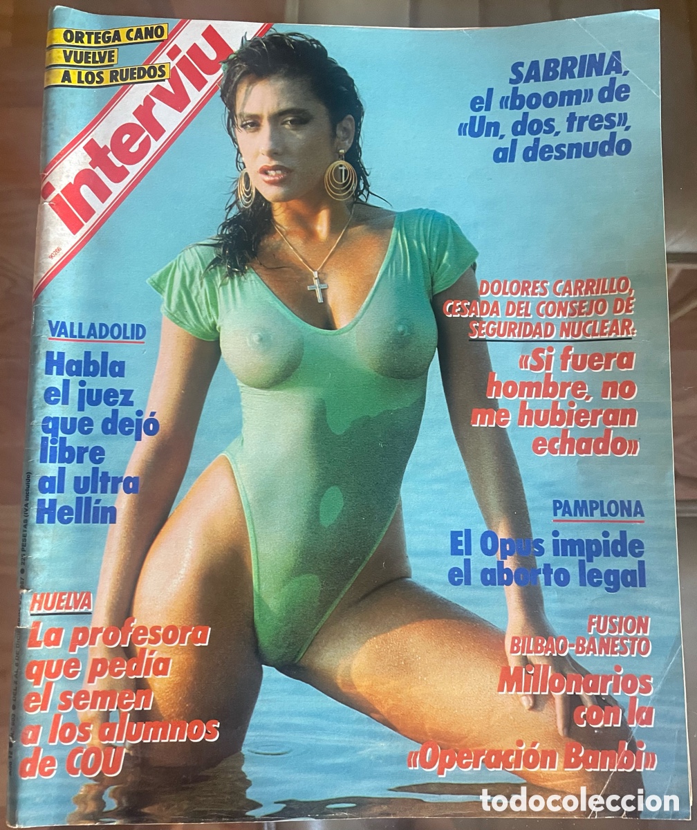 Coleccionismo de revista Intervi&uacute;: REVISTA INTERVIU NUM 603 SABRINA