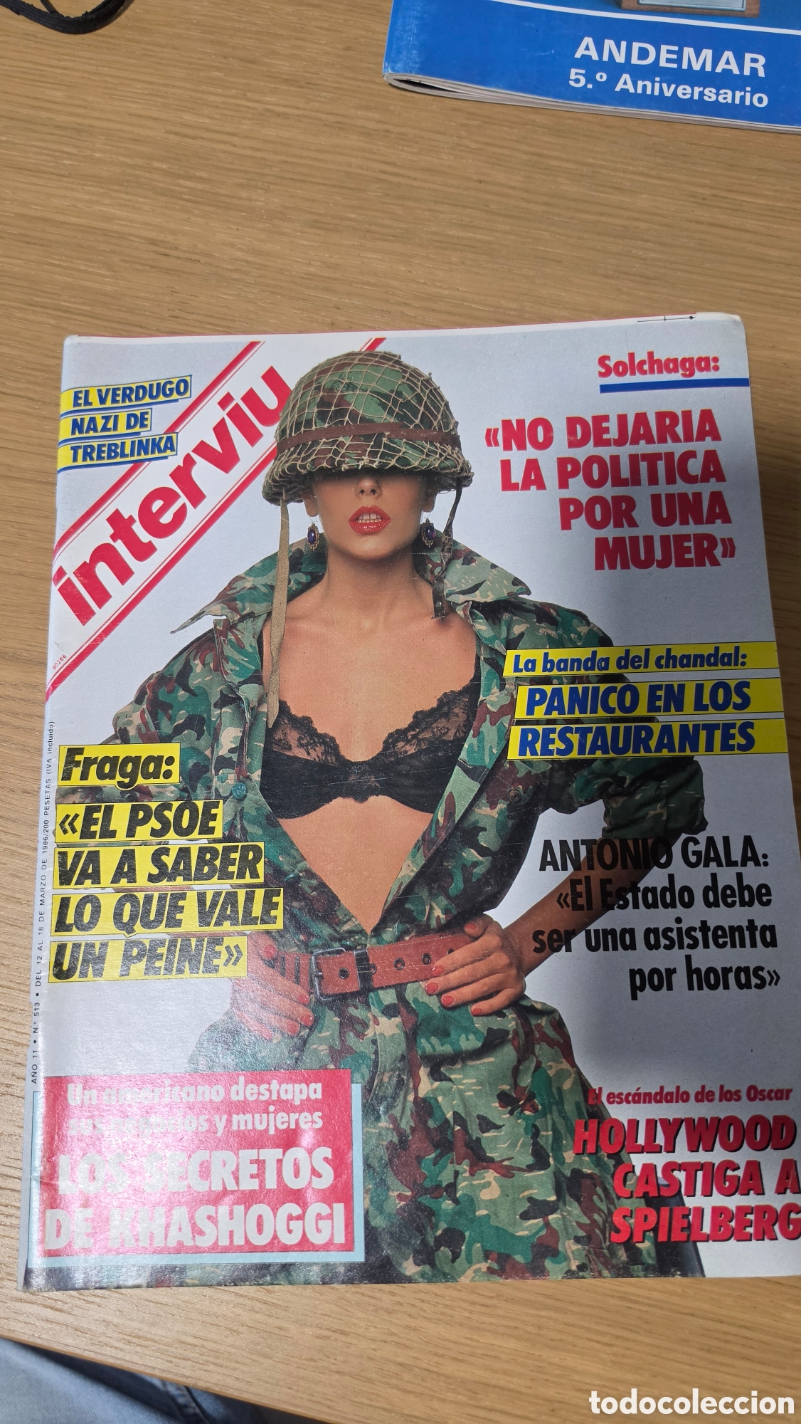Coleccionismo de revista Intervi&uacute;: Revista interviu N&deg; 513. 18 marzo 1986