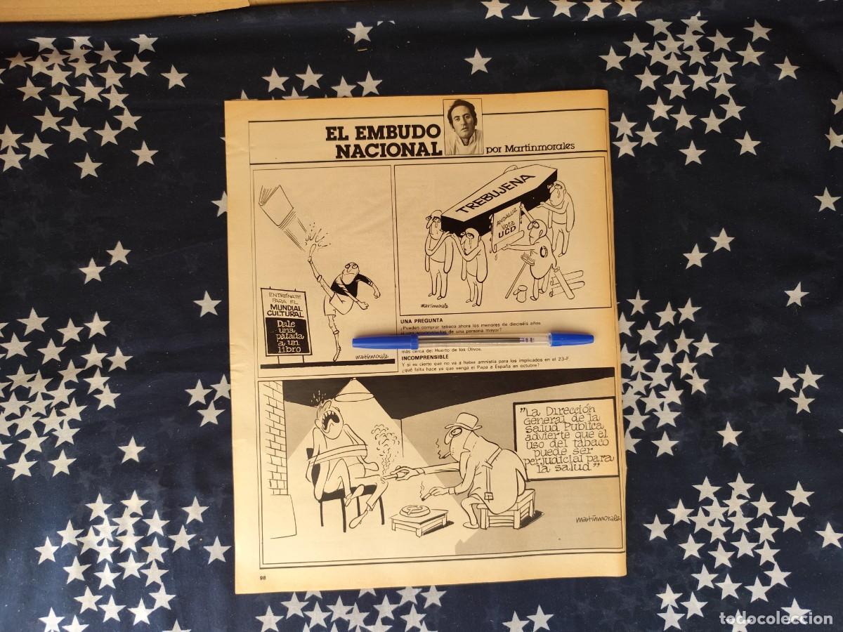Coleccionismo de revista Intervi&uacute;: El embudo nacional Martinmorales Recorte/Cliping Revista Interviu 305 - 1982