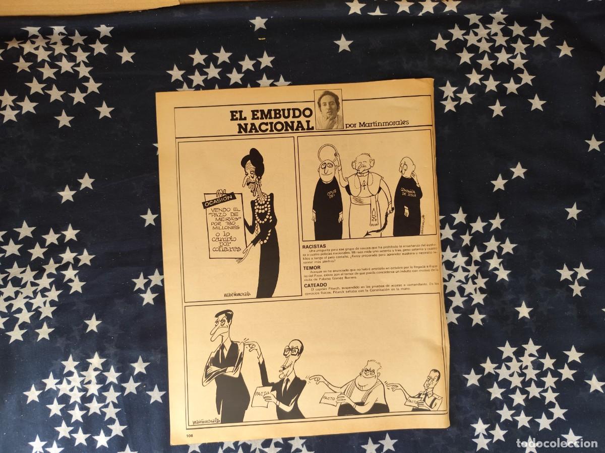 Coleccionismo de revista Intervi&uacute;: El embudo nacional Martinmorales Recorte/Cliping Revista Interviu 306 - 1982