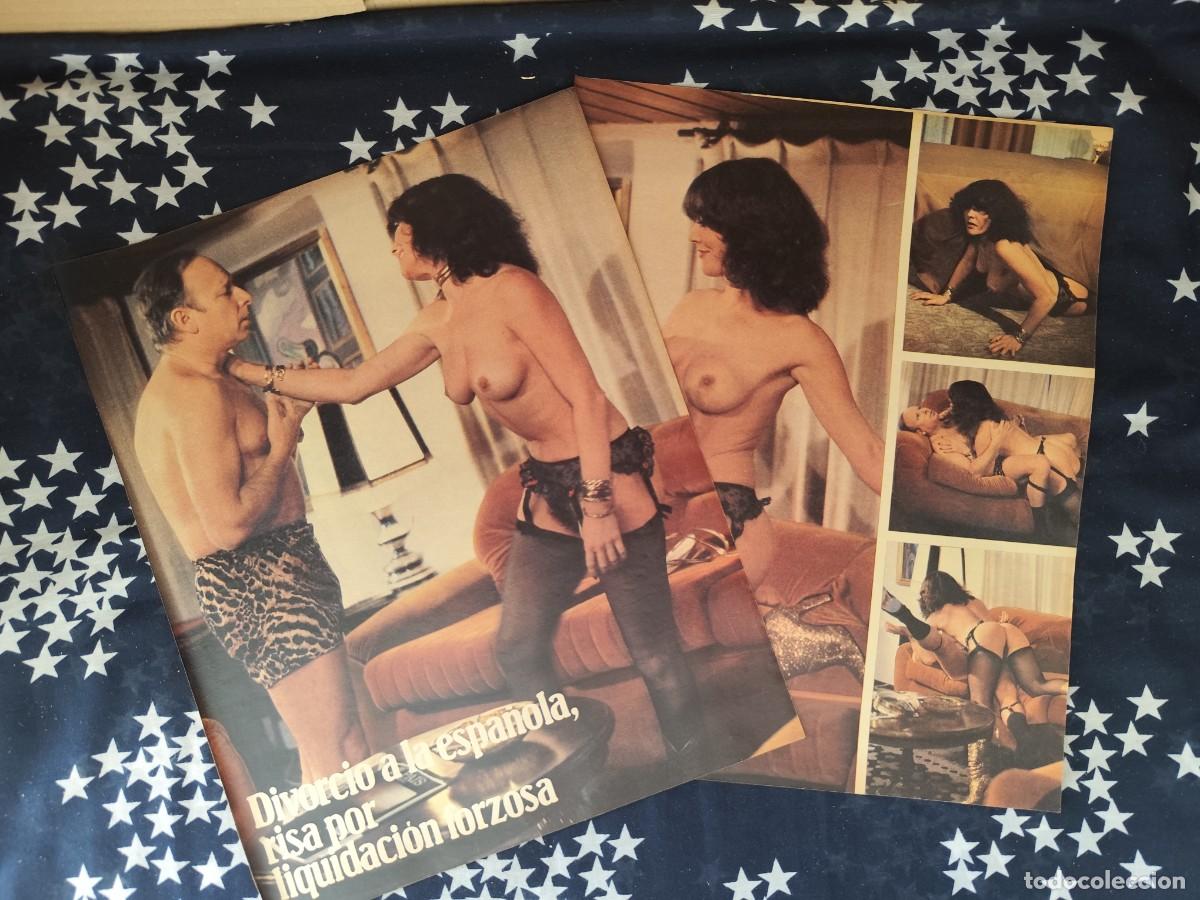 Coleccionismo de revista Intervi&uacute;: Divorcio a la espa&ntilde;ola, risa por liquidaci&oacute;n forzosa Recorte/Cliping Revista Interviu 307 - 1982