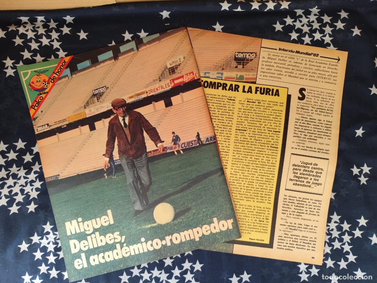 Coleccionismo de revista Intervi&uacute;: Interviu Mundial 82 Recorte/Cliping Revista Interviu 308 - 1982