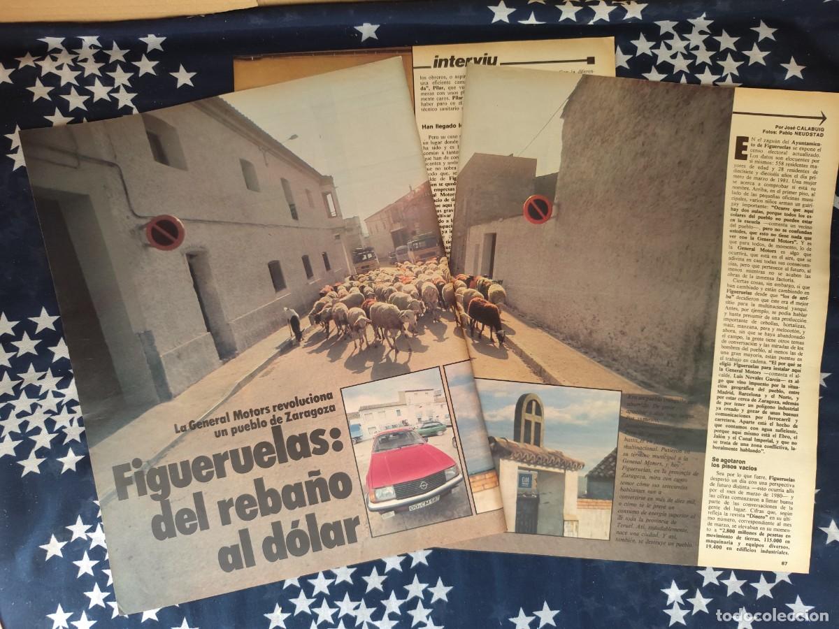 Coleccionismo de revista Intervi&uacute;: Figueruelas : del reba&ntilde;o al d&oacute;lar Recorte/Cliping Revista Interviu 308 - 1982
