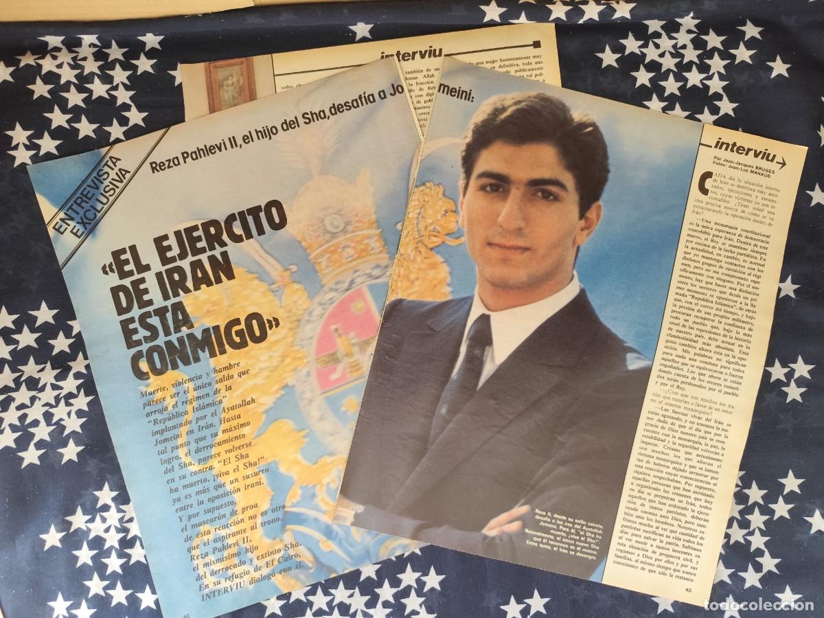 Coleccionismo de revista Intervi&uacute;: El ej&eacute;rcito de Ir&aacute;n est&aacute; conmigo Recorte/Cliping Revista Interviu 308 - 1982