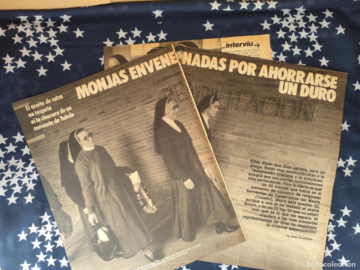 Coleccionismo de revista Intervi&uacute;: Monjas envenenadas por ahorrarse un duro Recorte/Cliping Revista Interviu 308 - 1982