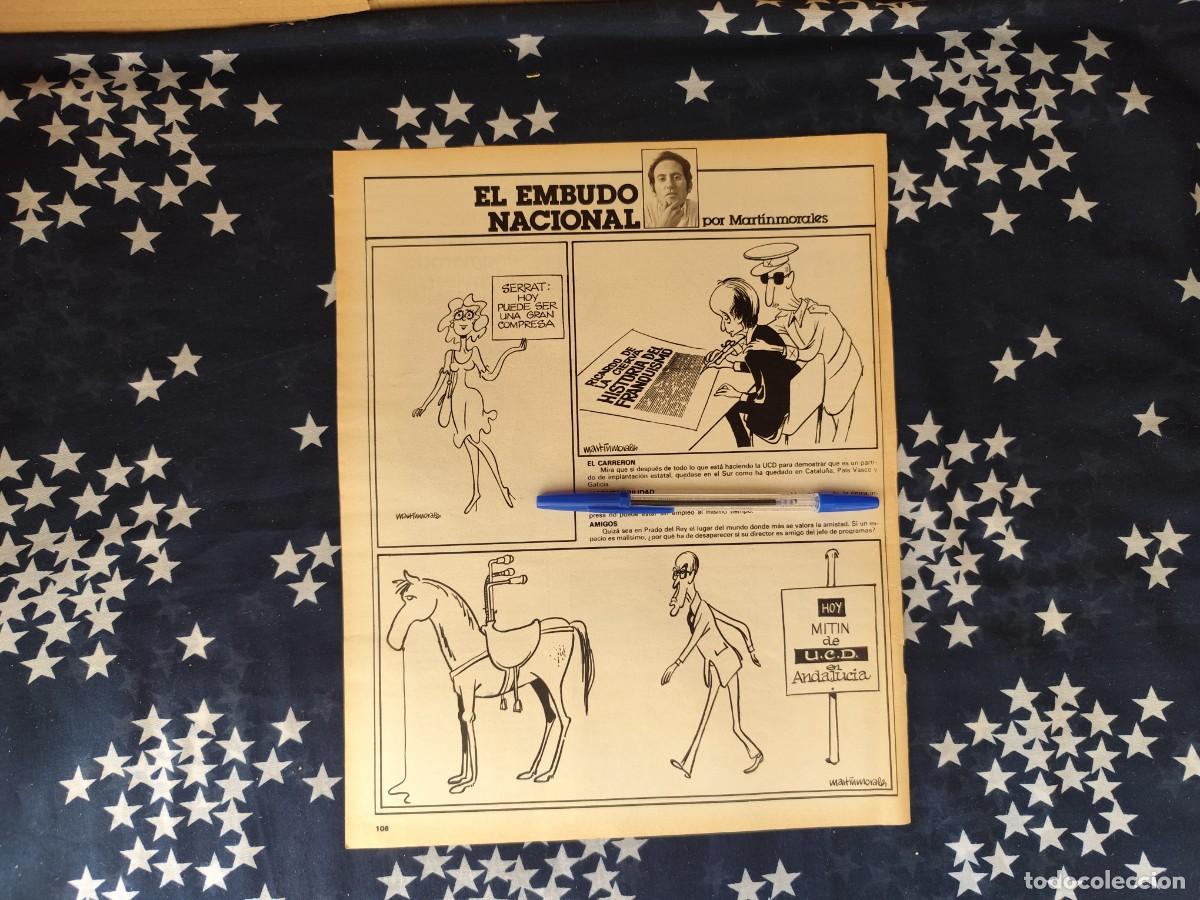 Coleccionismo de revista Intervi&uacute;: El embudo nacional Martinmorales Recorte/Cliping Revista Interviu 309 - 1982