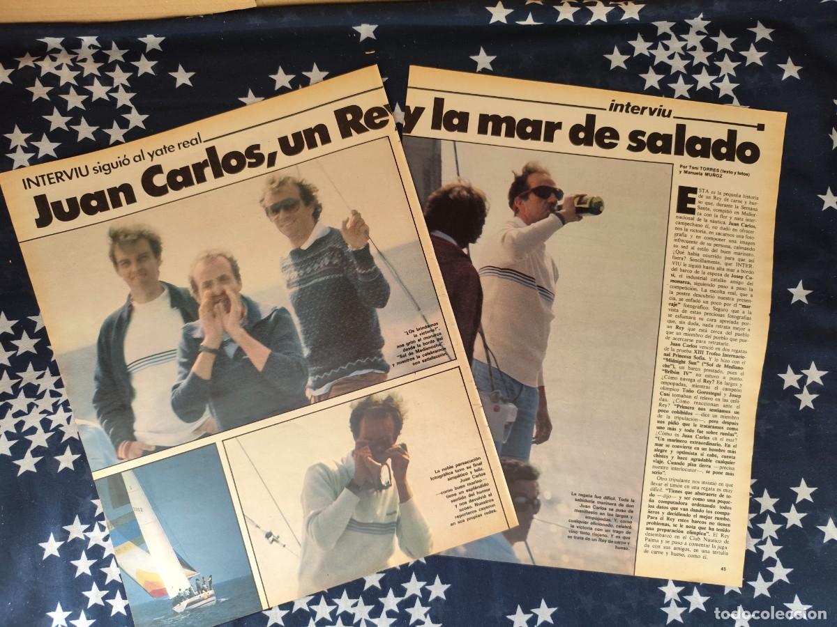 Coleccionismo de revista Intervi&uacute;: Juan Carlos un rey la mar de salado Recorte/Cliping Revista Interviu 309 - 1982