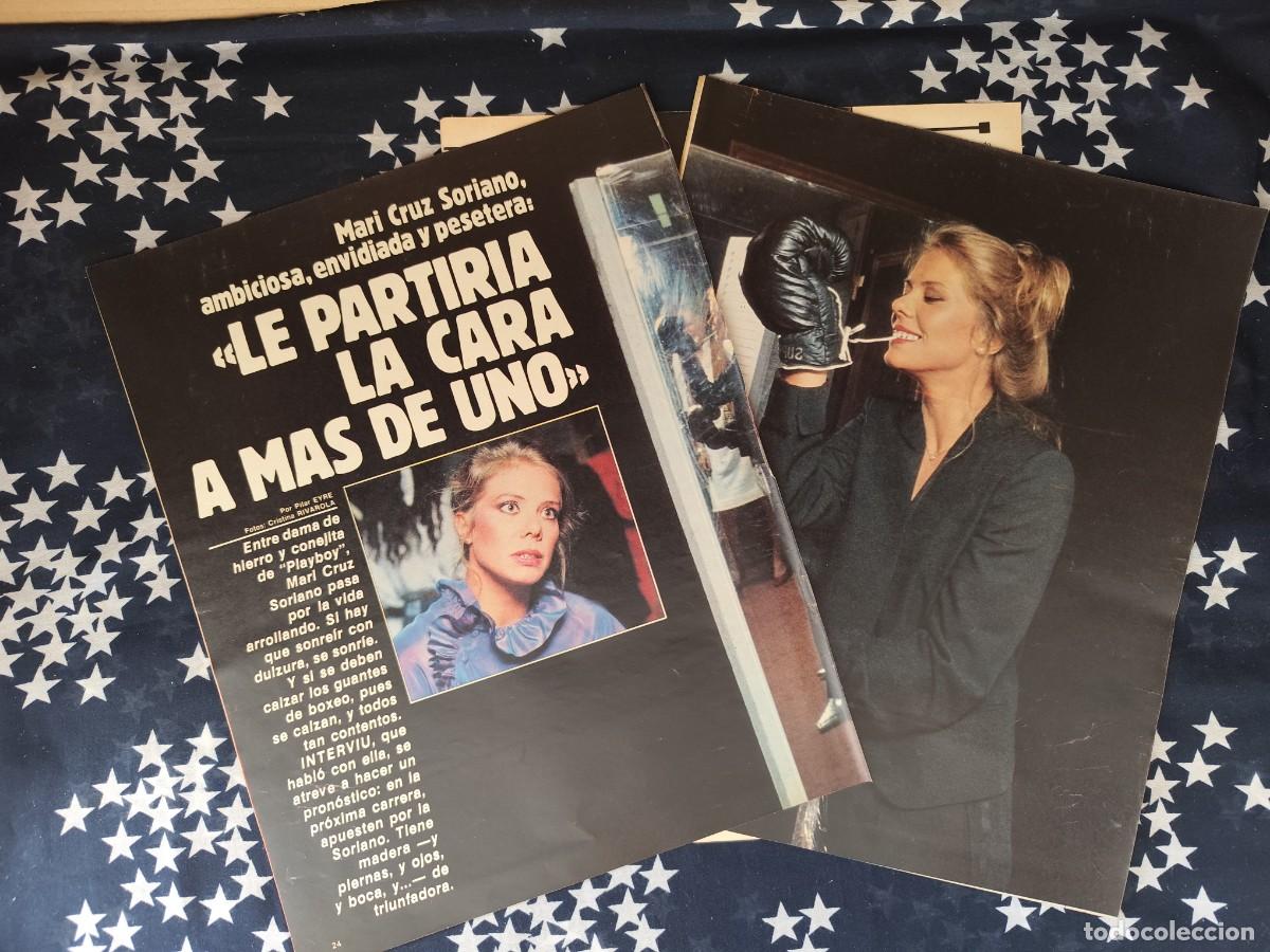 Coleccionismo de revista Intervi&uacute;: Mari Cruz Soriano Le partir&iacute;a la cara a m&aacute;s de uno Recorte/Cliping Revista Interviu 311 - 1982