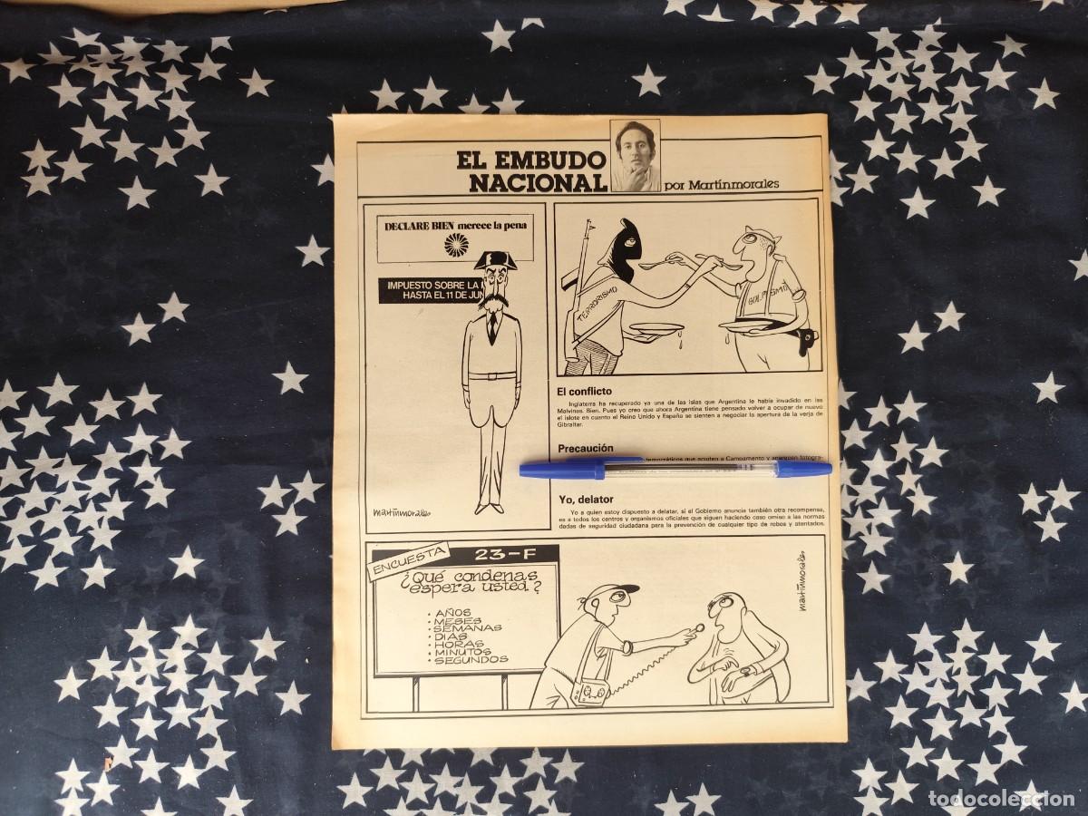 Coleccionismo de revista Intervi&uacute;: El embudo nacional Martinmorales Recorte/Cliping Revista Interviu 312- 1982