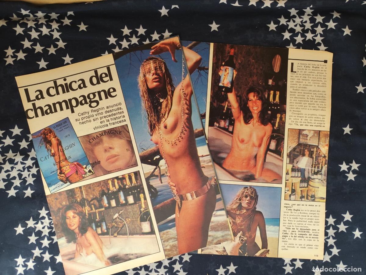 Coleccionismo de revista Intervi&uacute;: La chica del Champagne Recorte/Cliping Revista Interviu 314-1982