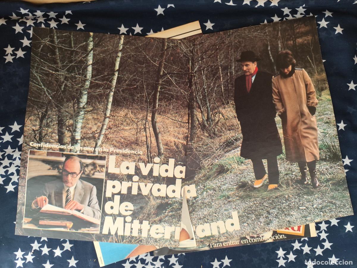 Coleccionismo de revista Intervi&uacute;: La vida privada de Mitterrand Recorte/Cliping Revista Interviu 314-1982