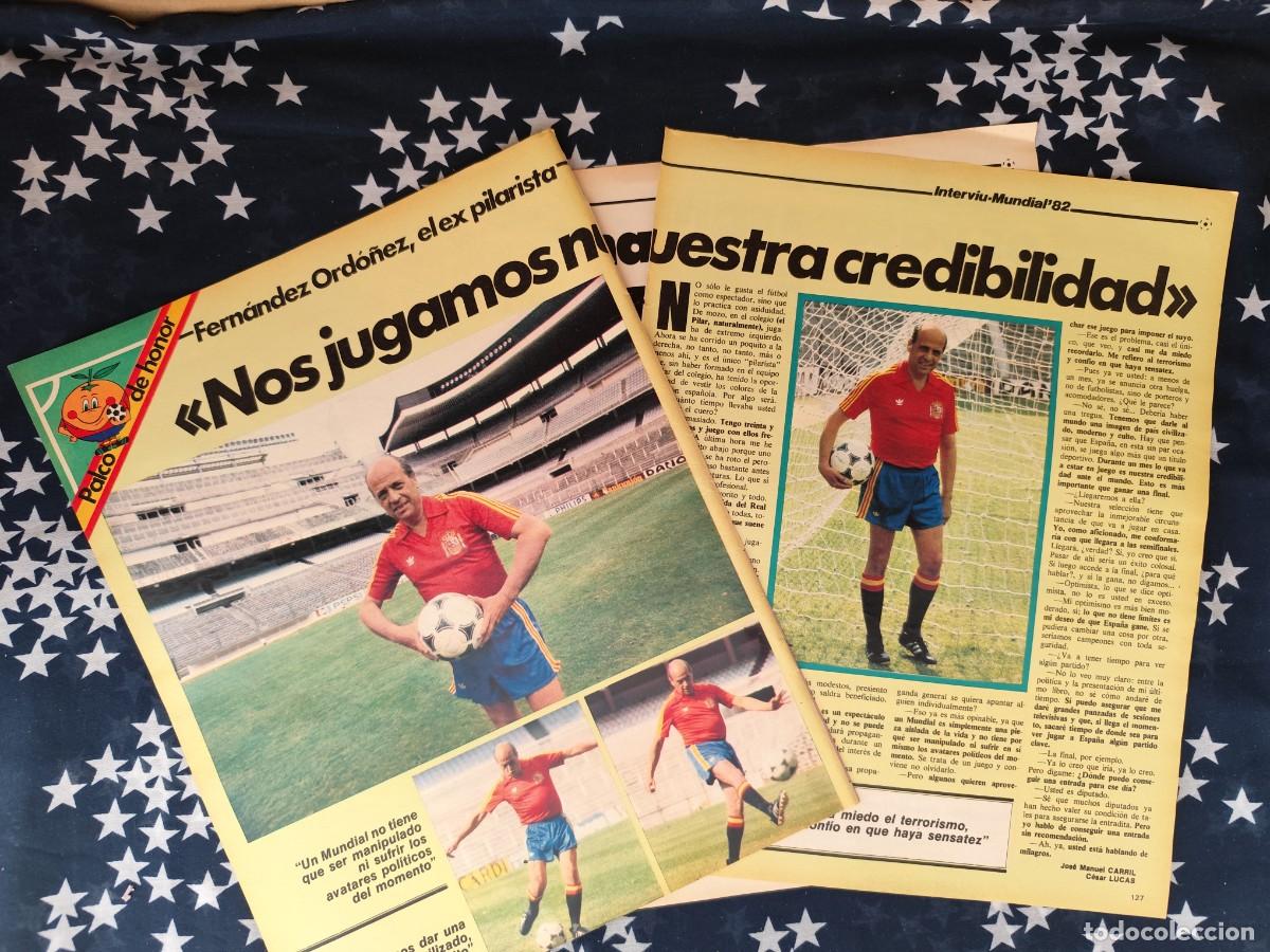 Coleccionismo de revista Intervi&uacute;: Interviu Mundial'82 Recorte/Cliping Revista Interviu 315-1982