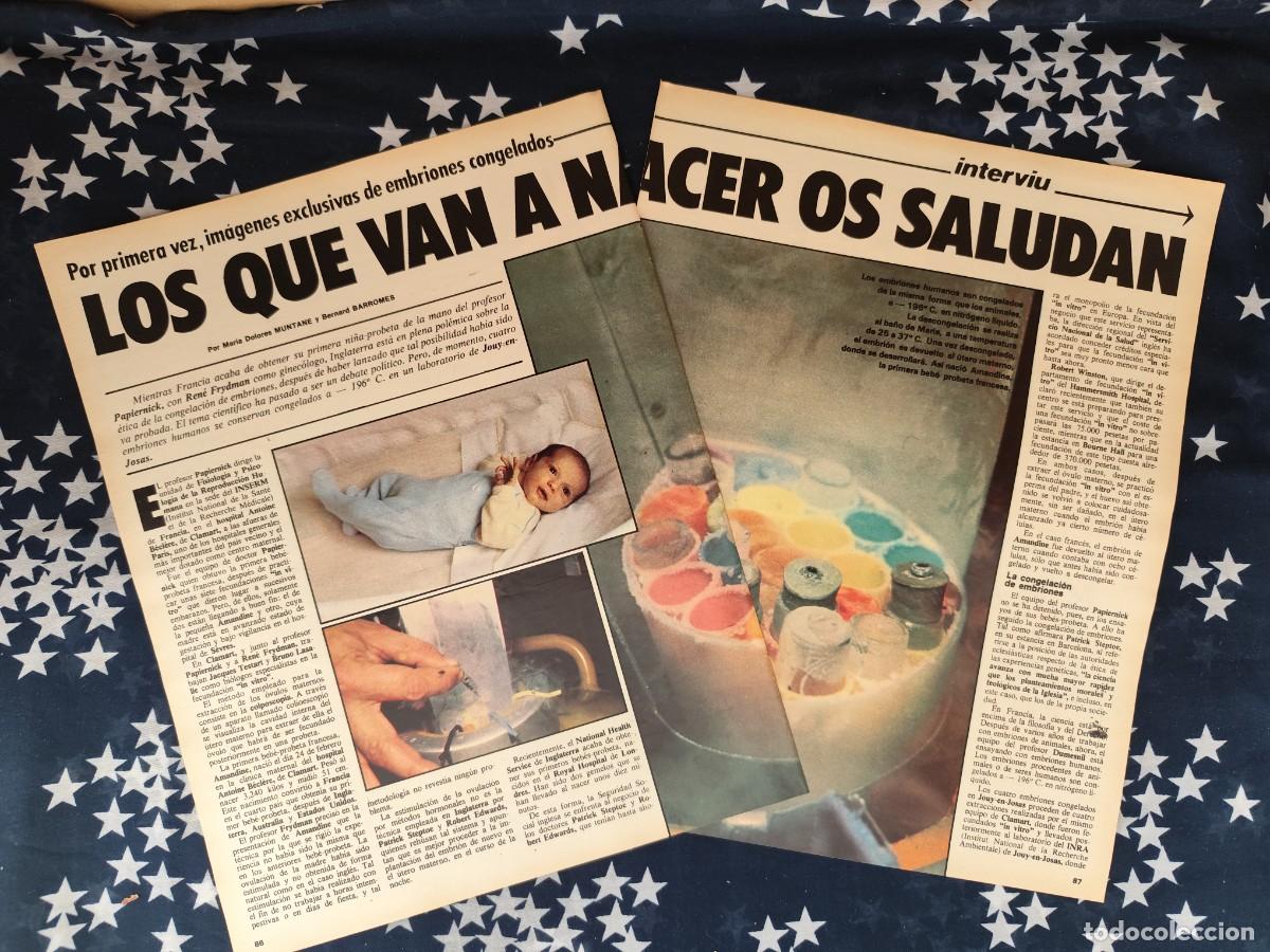 Coleccionismo de revista Intervi&uacute;: Los que van a nacer os saludan Recorte/Cliping Revista Interviu 315-1982