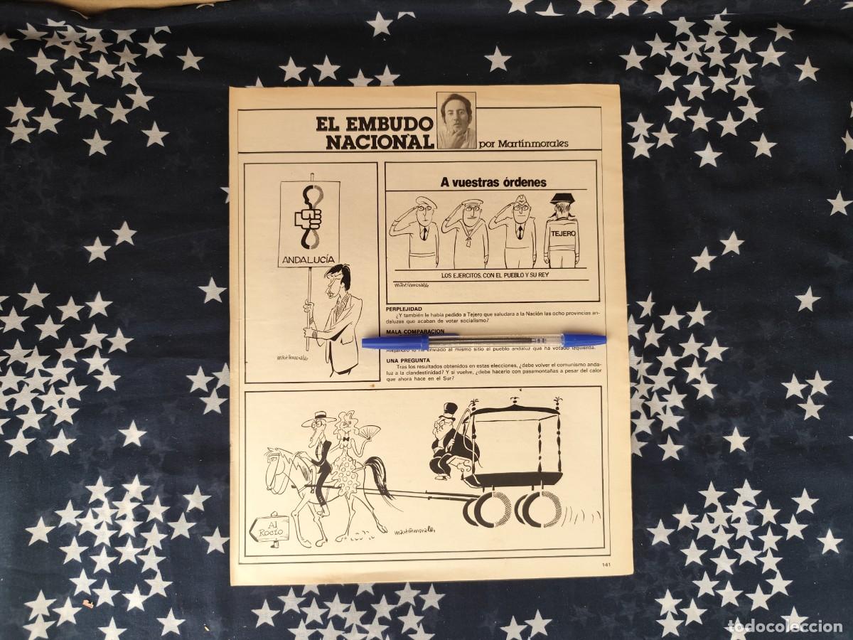 Coleccionismo de revista Intervi&uacute;: El embudo nacional Martinmorales Recorte/Cliping Revista Interviu 316-1982