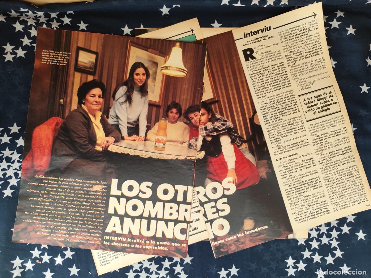 Coleccionismo de revista Intervi&uacute;: Los otros nombres anuncio Recorte/Cliping Revista Interviu 316-1982