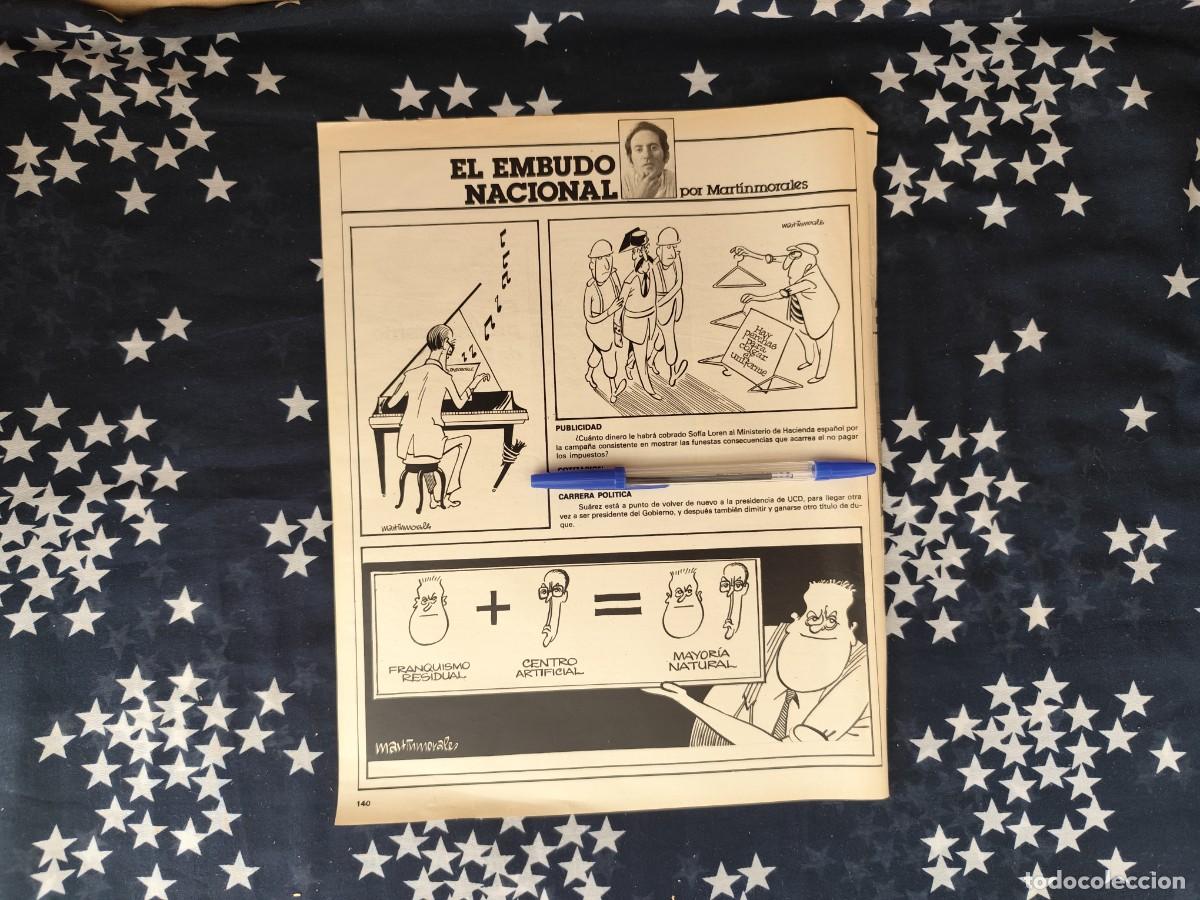 Coleccionismo de revista Intervi&uacute;: El embudo nacional Martinmorales Recorte/Cliping Revista Interviu 317-1982