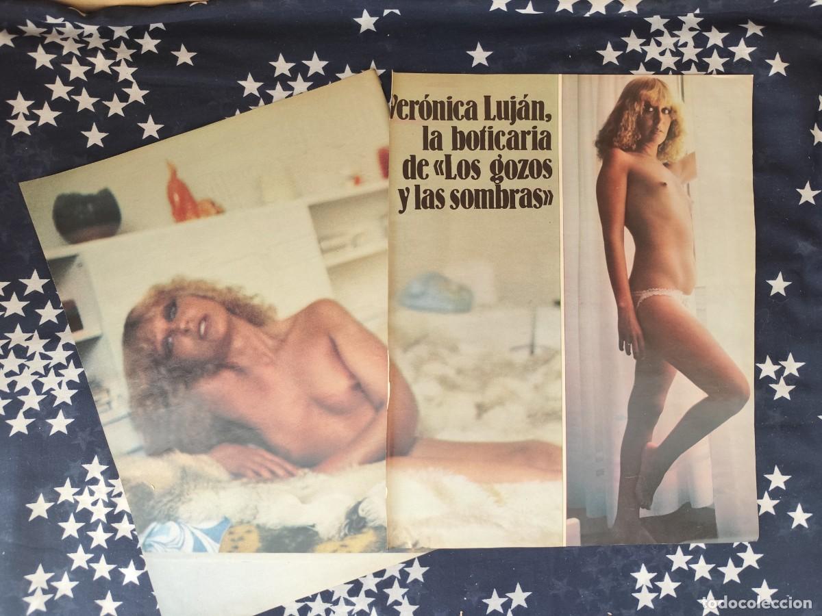 Coleccionismo de revista Intervi&uacute;: Ver&oacute;nica Luj&aacute;n la boticaria de los gozos y las sombras Recorte/Cliping Revista Interviu 317-1982