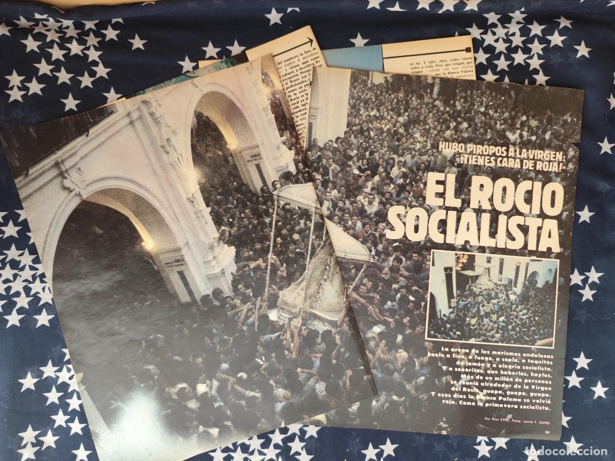 Coleccionismo de revista Intervi&uacute;: El Roc&iacute;o socialista Recorte/Cliping Revista Interviu 317-1982