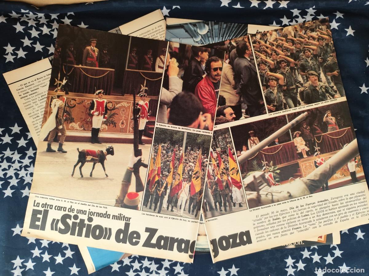 Coleccionismo de revista Intervi&uacute;: El sitio de Zaragoza Recorte/Cliping Revista Interviu 317-1982