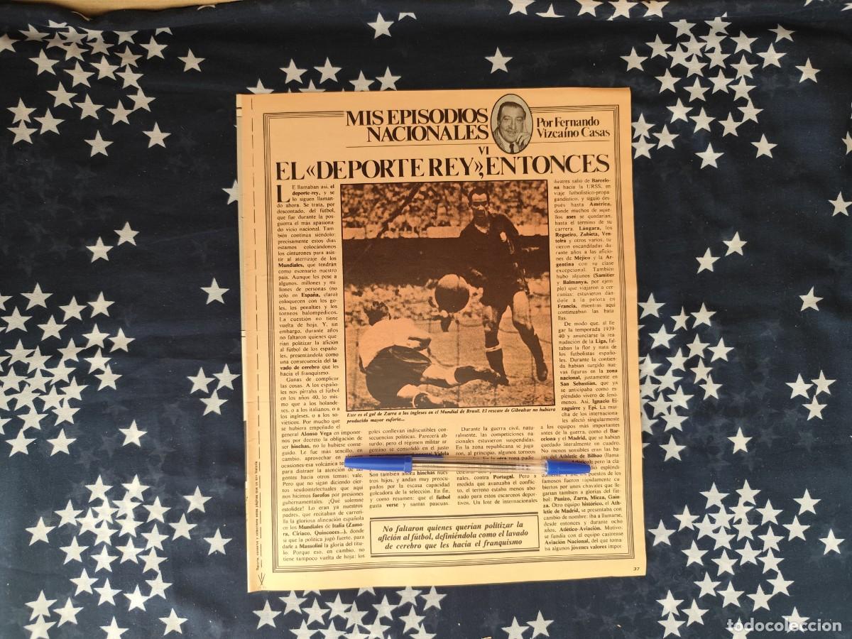 Coleccionismo de revista Intervi&uacute;: Mis episodios nacionales Vizca&iacute;no Casas Recorte/Cliping Revista Interviu 317-1982