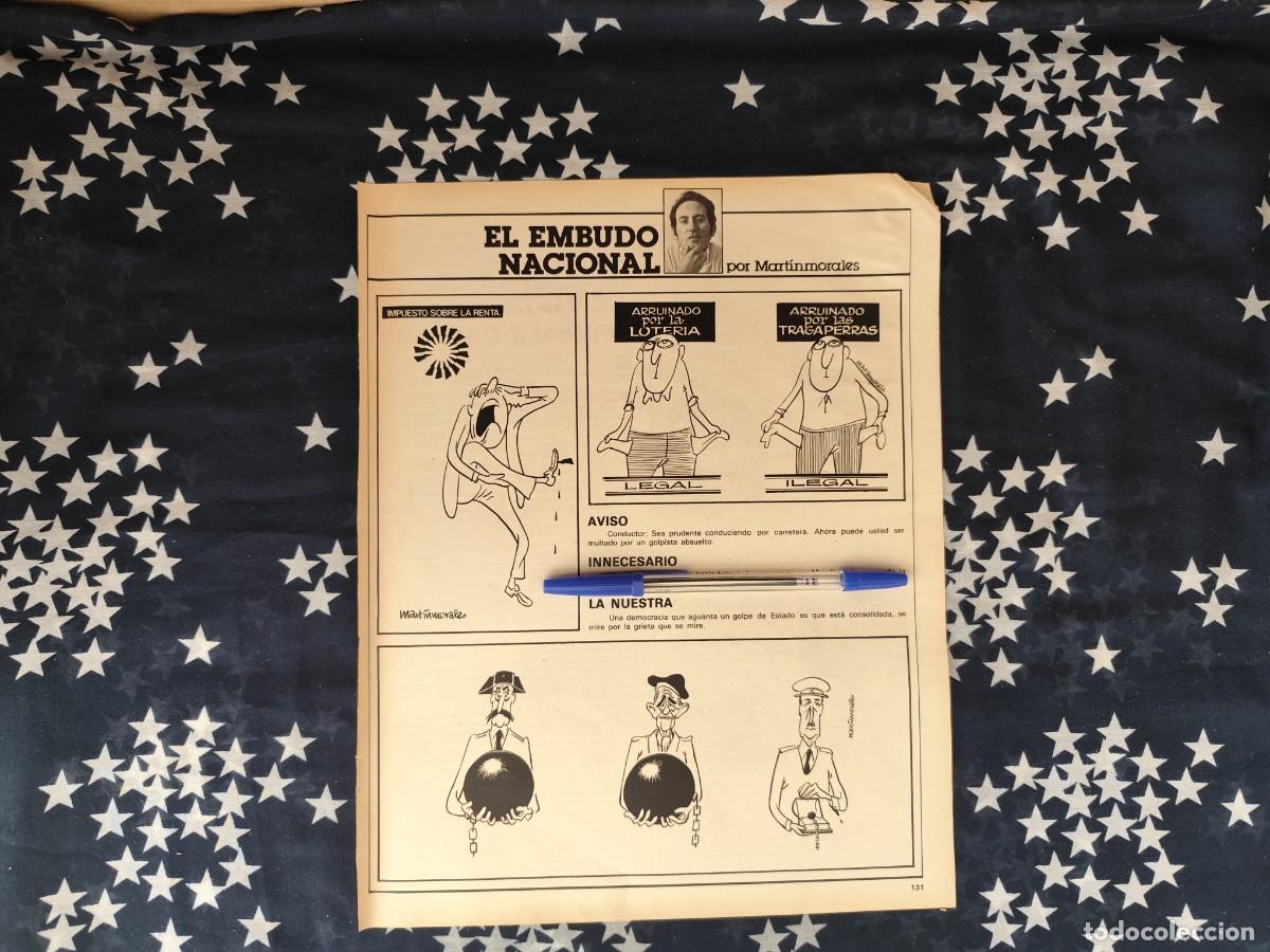 Coleccionismo de revista Intervi&uacute;: El embudo nacional Martinmorales Recorte/Cliping Revista Interviu 317-1982