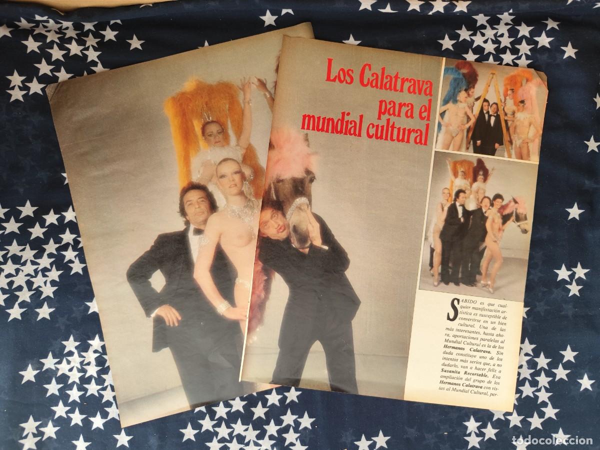 Coleccionismo de revista Intervi&uacute;: Los Calatrava para el mundial cultural Recorte/Cliping Revista Interviu 317-1982