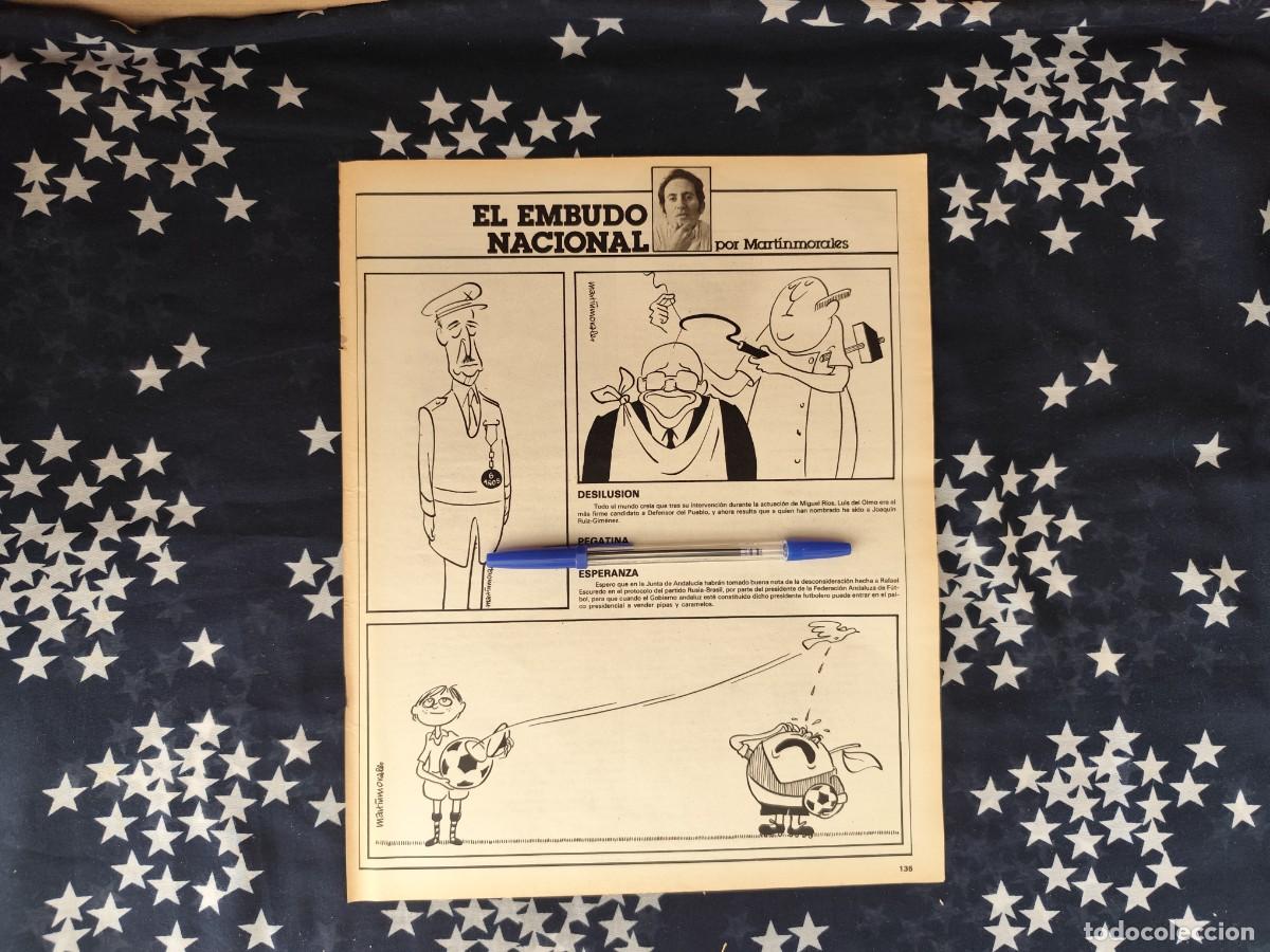 Coleccionismo de revista Intervi&uacute;: El embudo nacional Martinmorales Recorte/Cliping Revista Interviu 319-1982