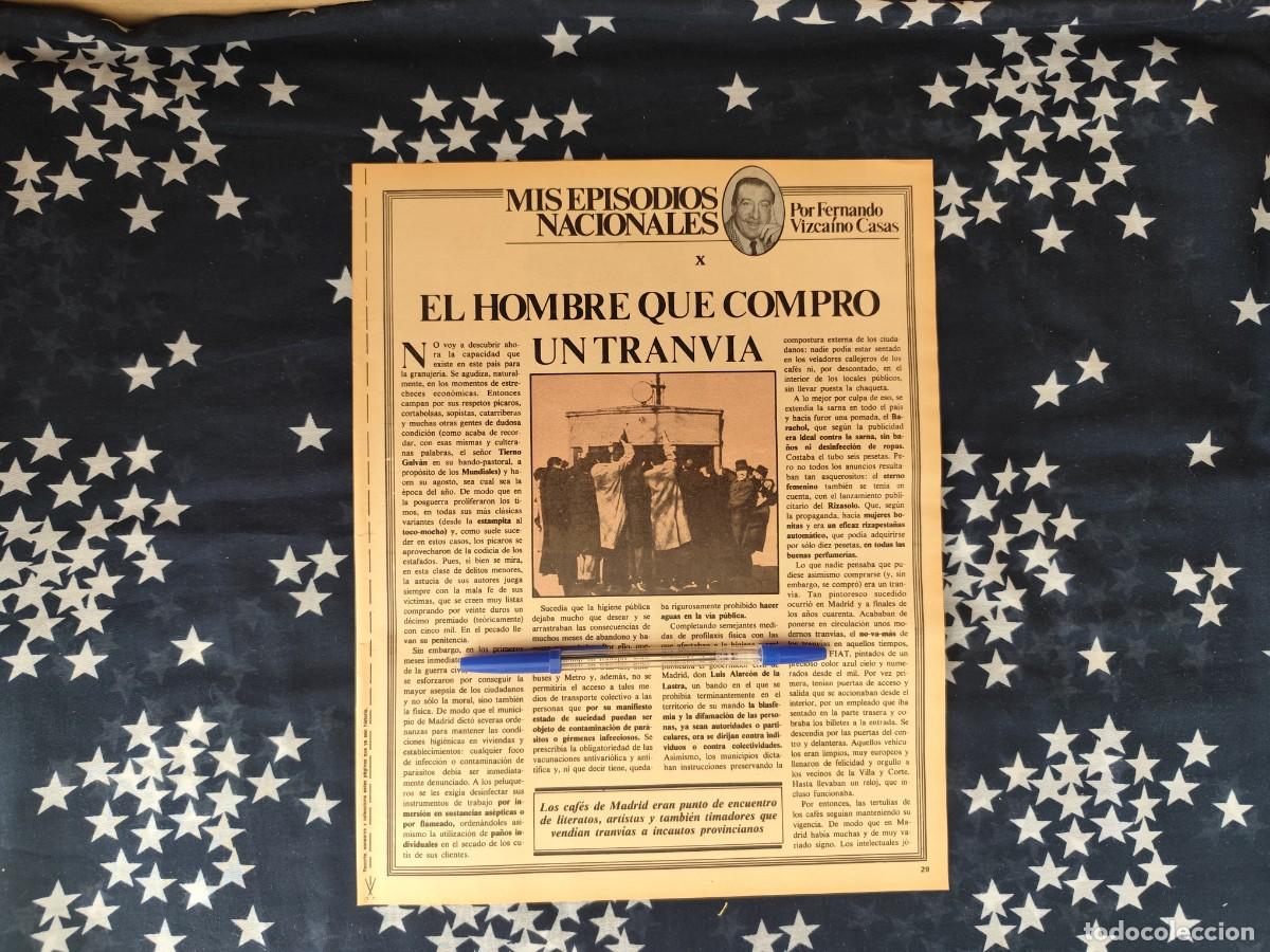 Coleccionismo de revista Intervi&uacute;: Mis episodios nacionales Vizca&iacute;no Casas Recorte/Cliping Revista Interviu 321-1982