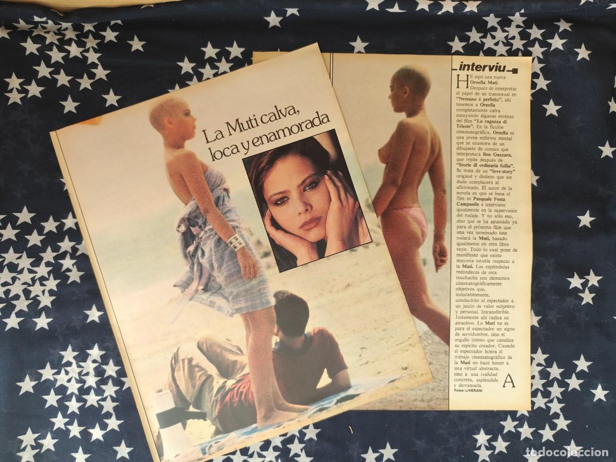 Coleccionismo de revista Intervi&uacute;: La Muti calva , locamente enamorada Recorte/Cliping Revista Interviu 323-1982