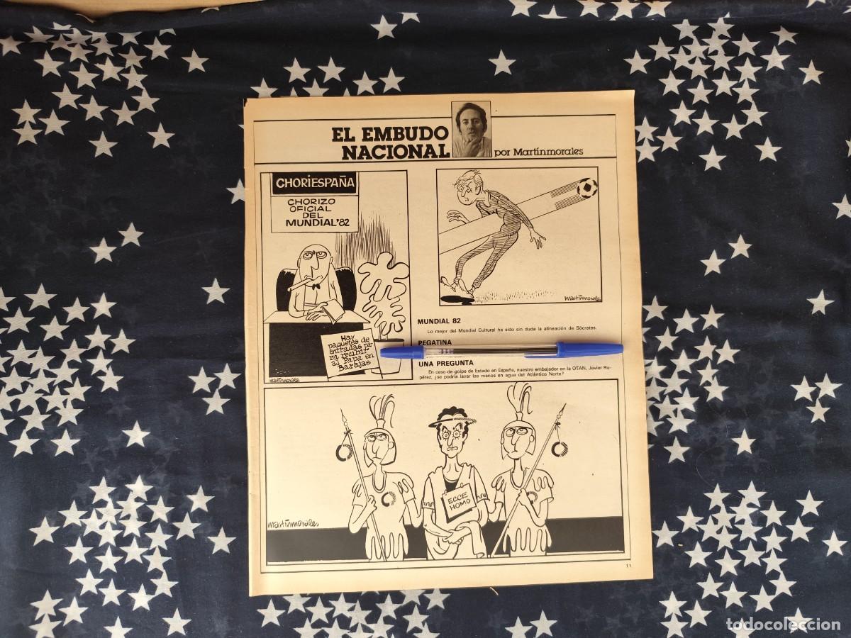 Coleccionismo de revista Intervi&uacute;: El embudo nacional Martinmorales Recorte/Cliping Revista Interviu 323-1982