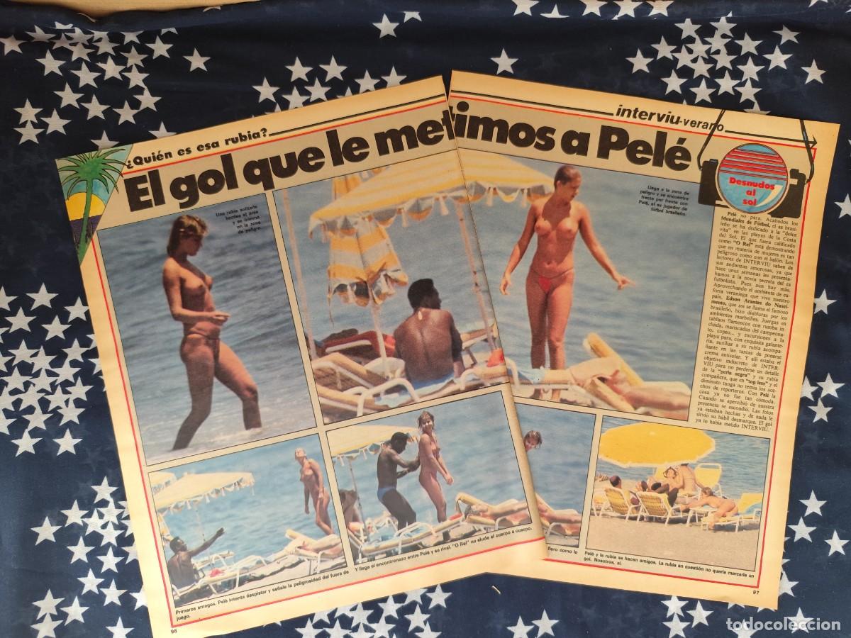 Coleccionismo de revista Intervi&uacute;: El gol que le metimos a Pele Recorte/Cliping Revista Interviu 324-1982