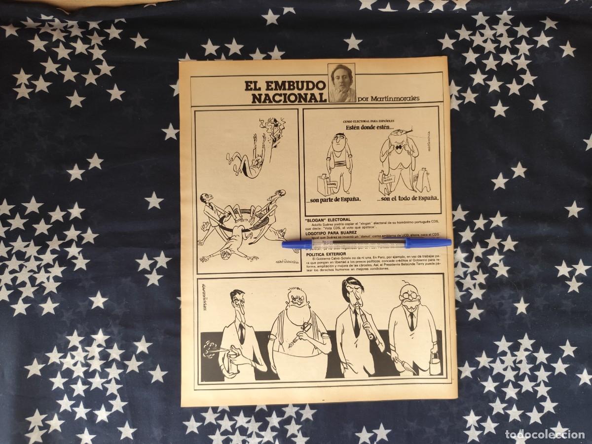 Coleccionismo de revista Intervi&uacute;: El embudo nacional Martinmorales Recorte/Cliping Revista Interviu 327-1982