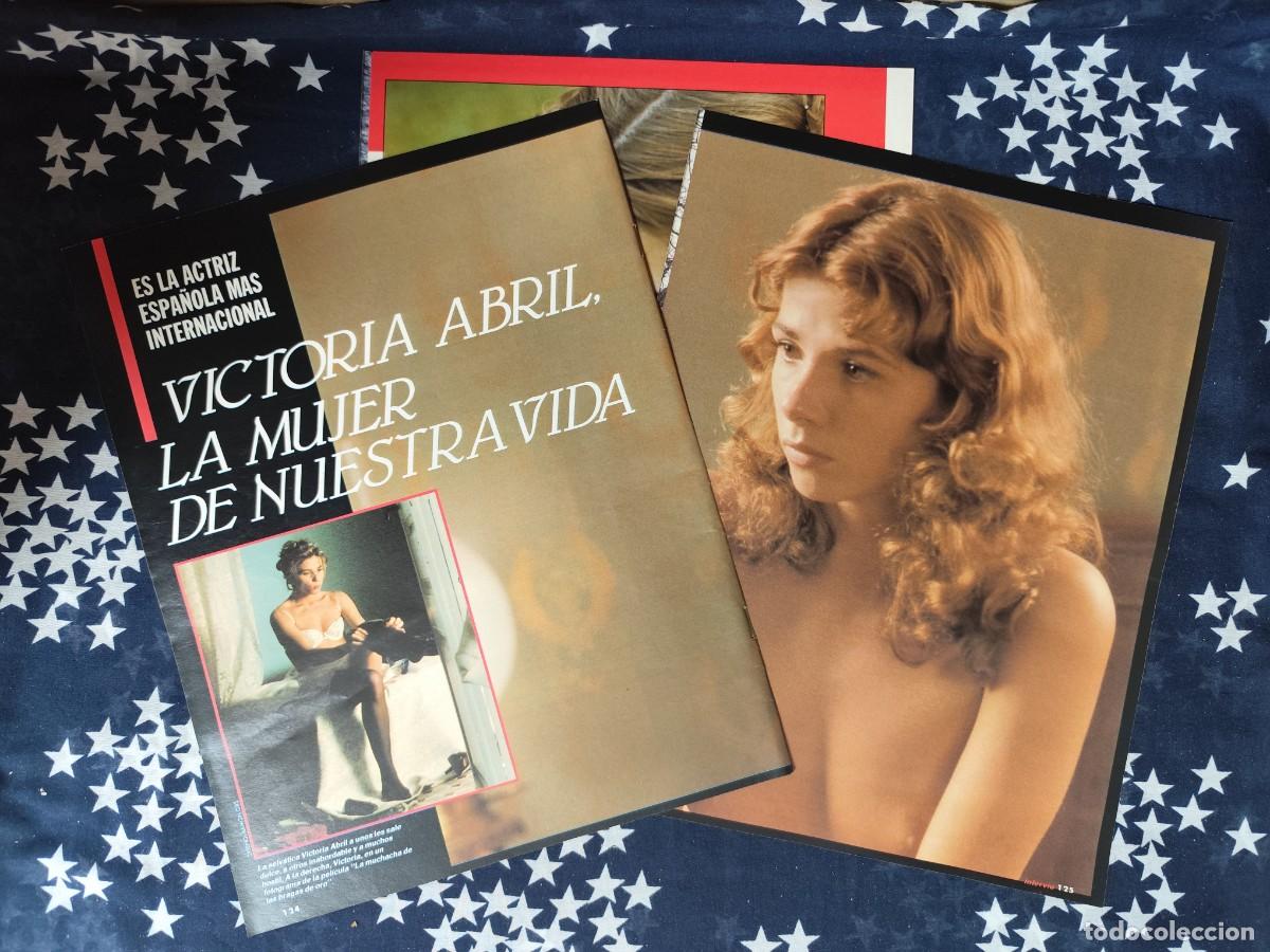 Coleccionismo de revista Intervi&uacute;: Victoria Abril,la mujer de nuestra vida Recorte/Cliping Revista Interviu 718-1990