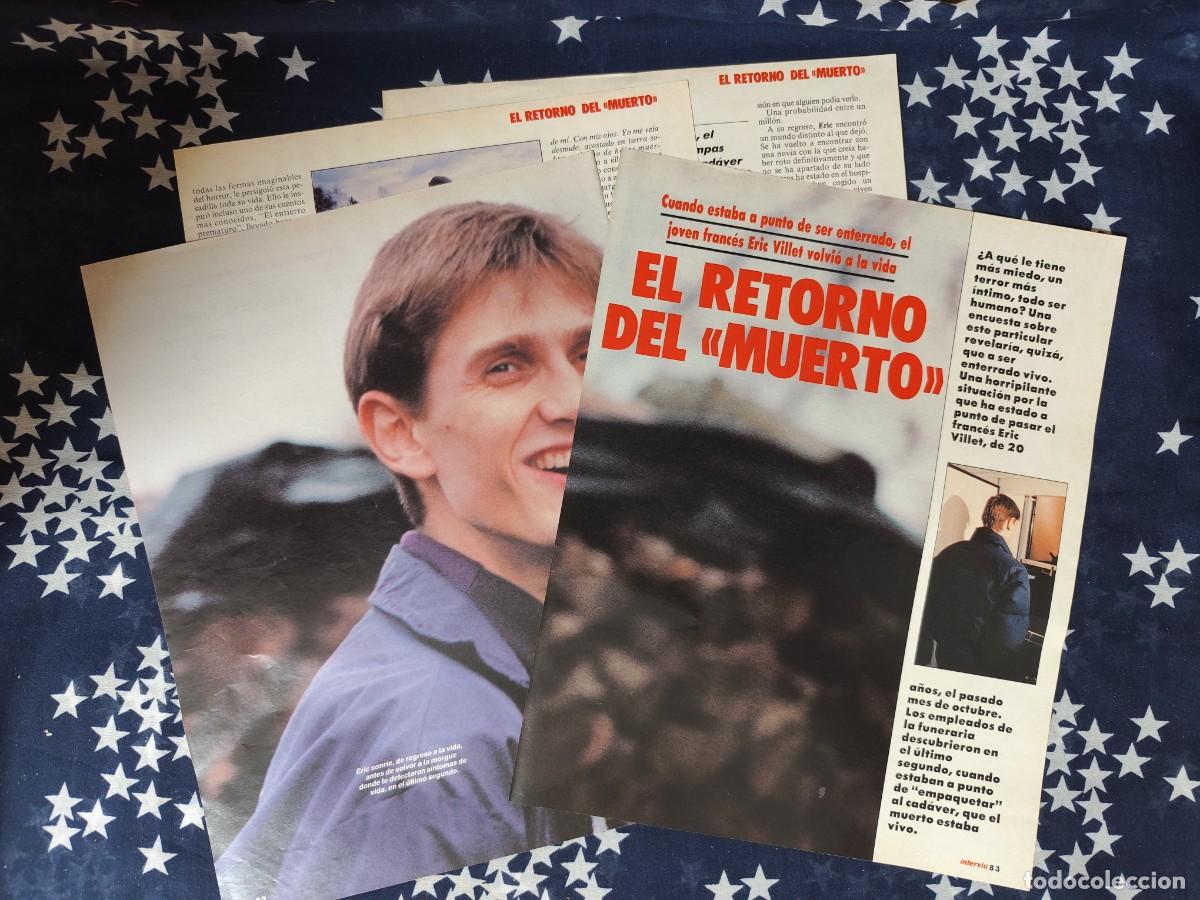 Coleccionismo de revista Intervi&uacute;: El retorno del muerto Recorte/Cliping Revista Interviu 719-1990