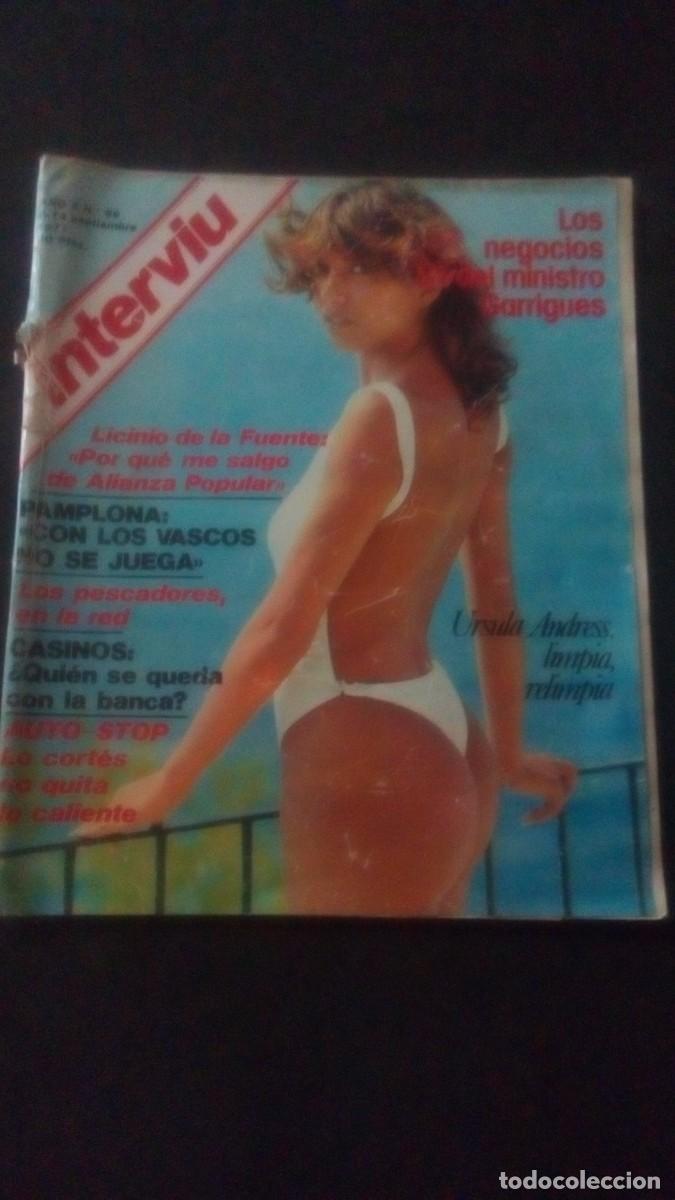 Coleccionismo de revista Intervi&uacute;: INTERVIU 69-1977-MAR&Iacute;A CARLOS SOTOMAYOR-&Uacute;RSULA ANDRESS