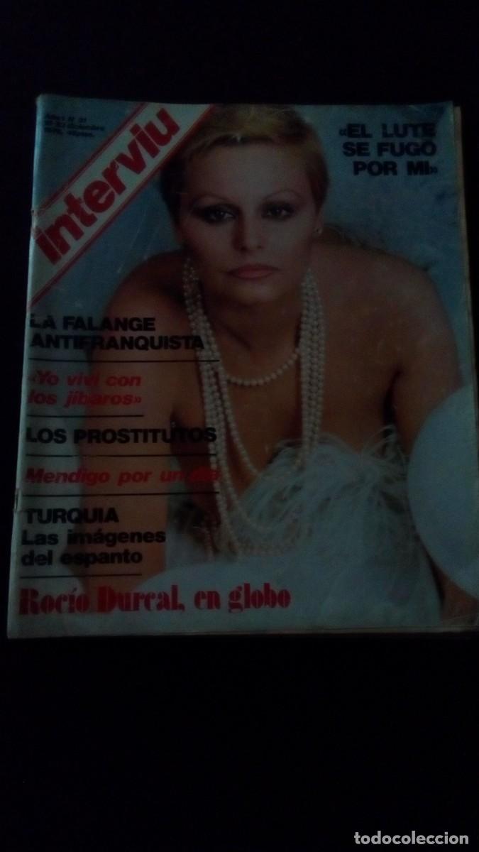Coleccionismo de revista Intervi&uacute;: INTERVIU 31-1976-ROCI&Iacute;O DURCAL-FALANGE-GOLDA MEIR-J&Iacute;BAROS-JOAN LLARCH-MARIANO CONSTANTE-EL LUTE