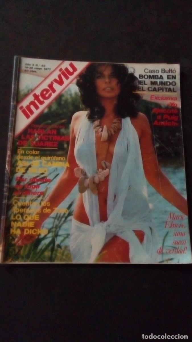 Coleccionismo de revista Intervi&uacute;: INTERVIU 53-AFRICA PRAT-TRAVESTI-SEGOVIA-PUIG ANTICH-MARCIAL LAFUENTE ESTEFAN&Iacute;A-CASO BULT&Oacute;