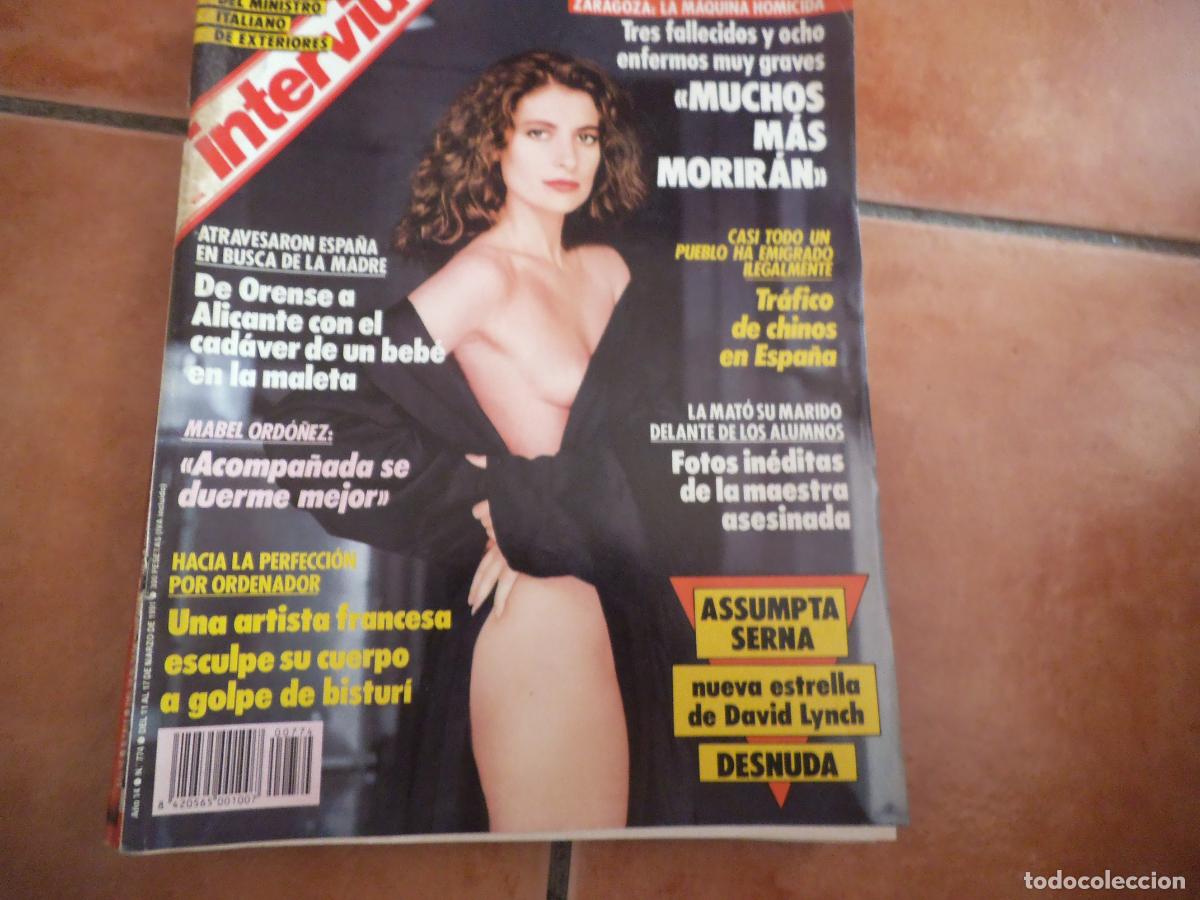 Coleccionismo de revista Intervi&uacute;: interviu n&ordm; 774, assumpta serna, mabel ordo&ntilde;ez, keiko ehara, huyendo de hambre caimos en la miseria
