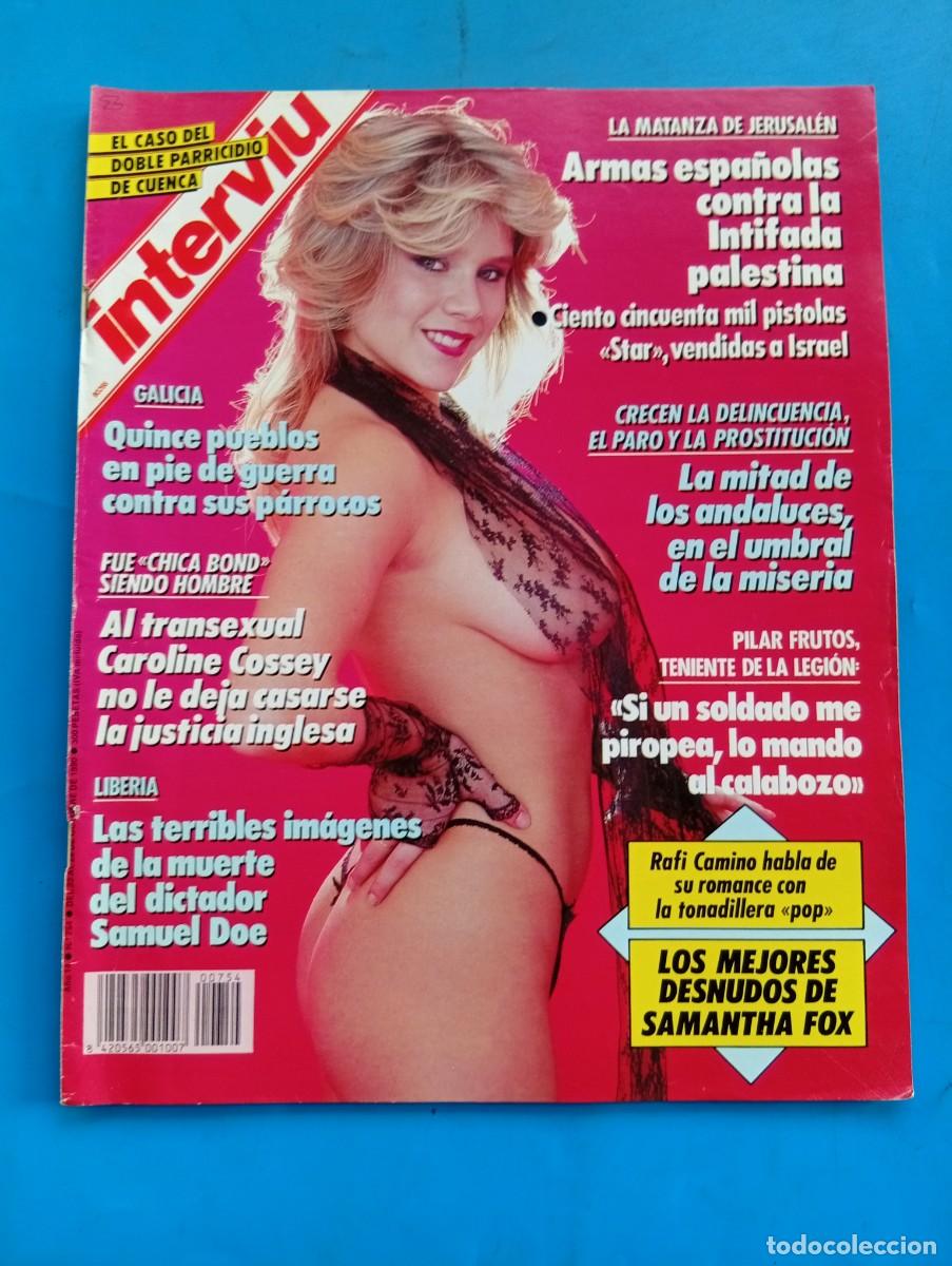 Coleccionismo de revista Intervi&uacute;: INTERVI&Uacute;. A&Ntilde;O 14. N&ordm; 754. OCTUBRE DE 1990. CAROLINE COSSEY. FUE &laquo;CHICA BOND&raquo; SIENDO HOMBRE... LEER.