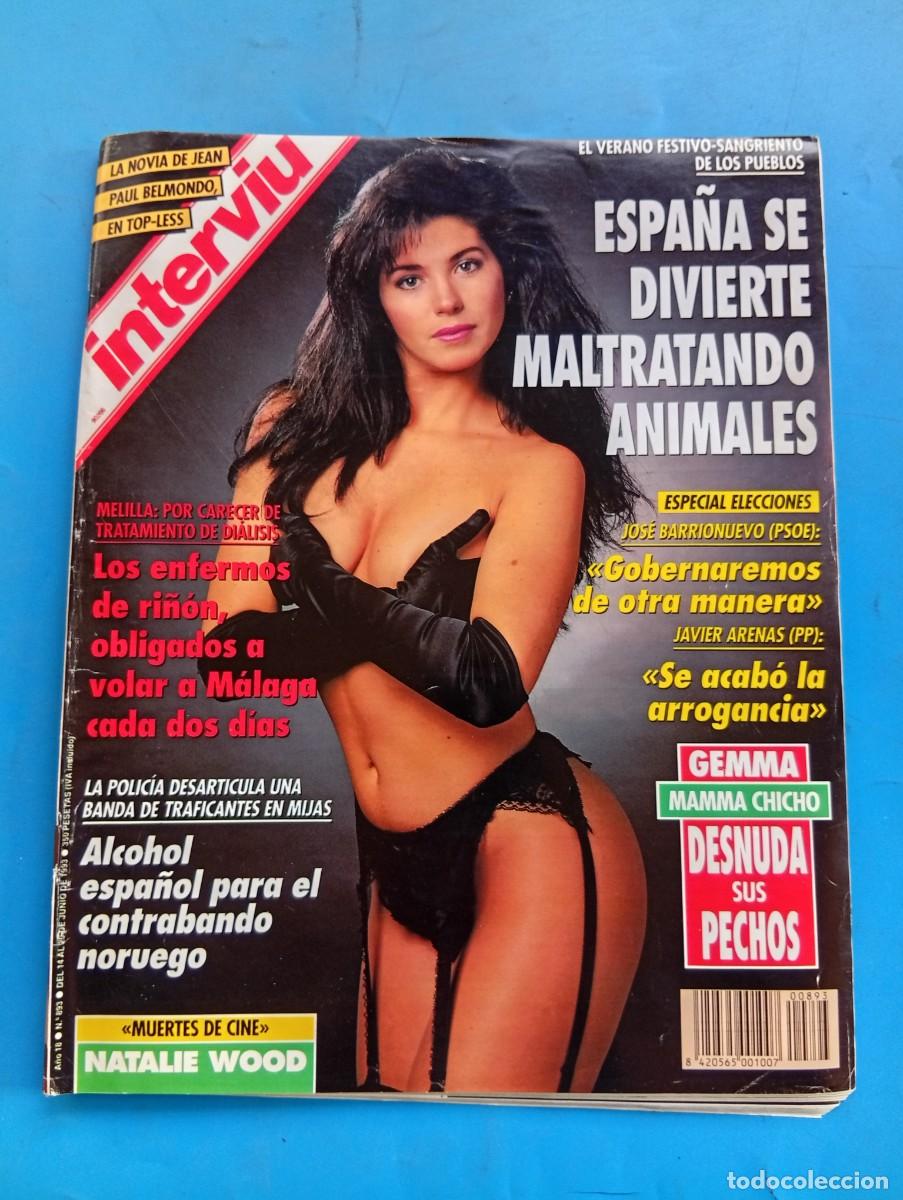 Collezionismo di Rivista Intervi&uacute;: INTERVI&Uacute;. A&Ntilde;O 18. N&ordm; 893. JUNIO DE 1993. GEMMA. ESPA&Ntilde;A SE DIVIERTE CON EL DOLOR DE LOS ANIMAL.. LEER