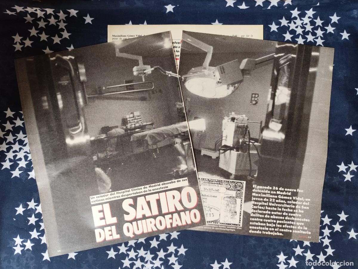 Coleccionismo de revista Intervi&uacute;: El satiro del quir&oacute;fano Recorte/Cliping Revista Interviu 665 1989