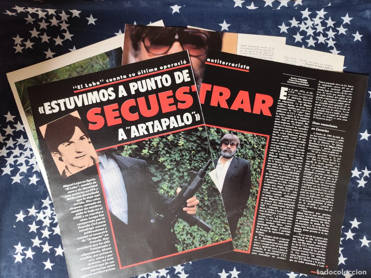 Coleccionismo de revista Intervi&uacute;: Estuvimos a punto de secuestrar a Artapalo Recorte/Cliping Revista Interviu 665 1989