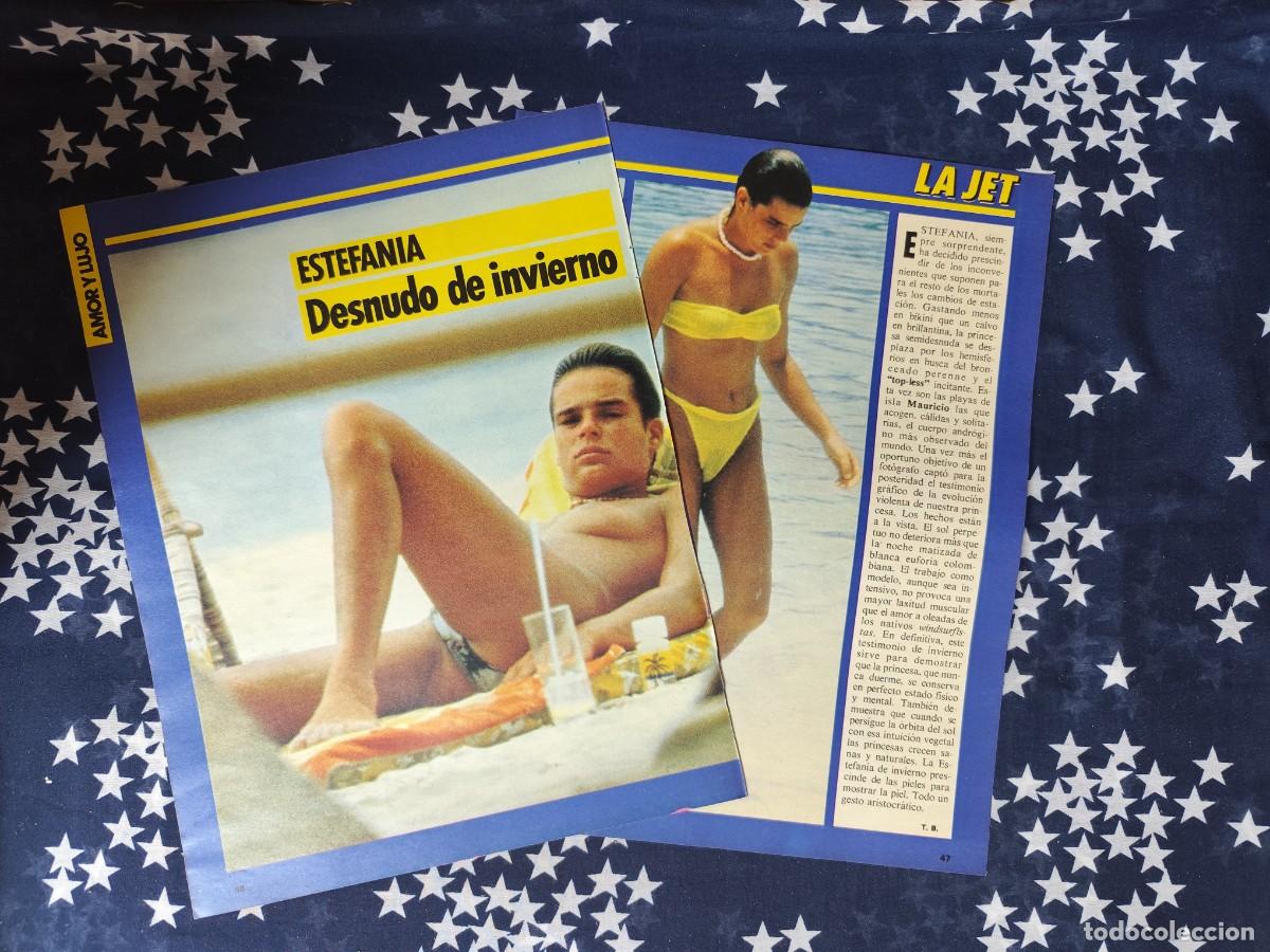 Colecionismo da Revista Intervi&uacute;: Estefania Desnudo de invierno Recorte/Cliping Revista Interviu 504 1986