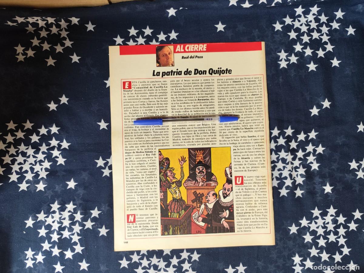 Coleccionismo de revista Intervi&uacute;: Al cierre Ra&uacute;l del Pozo Recorte/Cliping Revista Interviu 501 1985