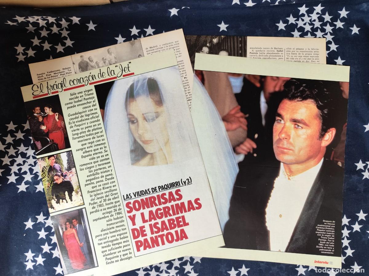 Coleccionismo de revista Intervi&uacute;: Las viudas de Paquirr&iacute;n (y3)Recorte/Cliping Revista Interviu 555 1987