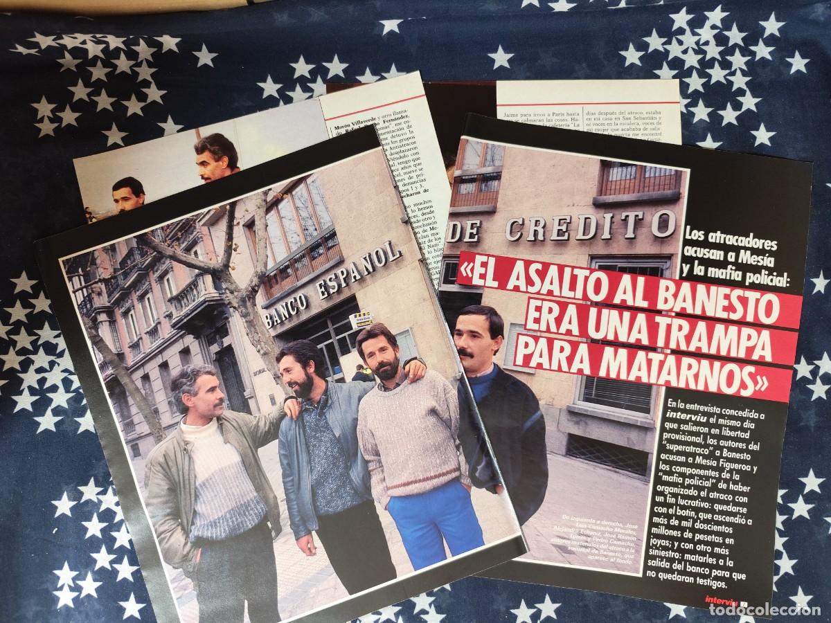 Coleccionismo de revista Intervi&uacute;: El asalto a Banesto era una trampa para matarnos Recorte/Cliping Revista Interviu 555 1987