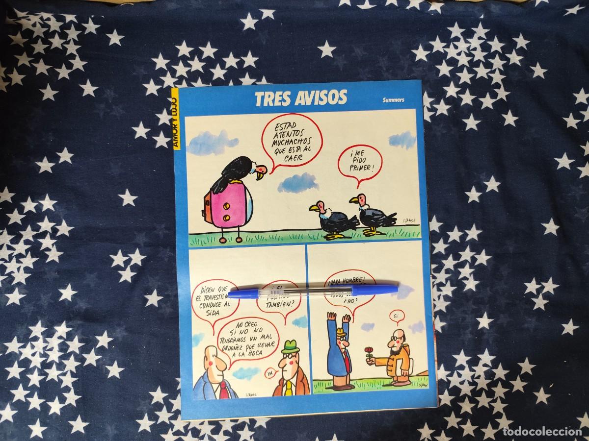 Coleccionismo de revista Intervi&uacute;: Tres avisos Summers Recorte/Cliping Revista Interviu 493 1985